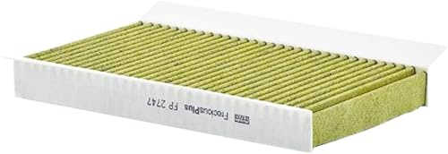 MANN-FILTER FP 2747 Cabin Air Filter - FreciousPlus Biofunctional Pollen Filter - for Cars + Transporters