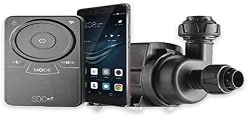 Sicce Syncra SDC Aquarium Pumpe 7.0, Steuerbar mit Controller und/oder App, 20-65 Watt, Einstellbarer Durchfluss 3-7m3/h, Max. Förderhöhe 5 Meter, Kabellänge 3 Meter, Schlauchtülle 25/32mm