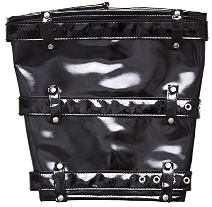 Canarea Handschellen Fußfesseln Geschirr Sex Erotik Bondage Fesseln Leder Latex Sex Toys,Handfessel Fußfesseln SM Fetisch Slave Cosplay sexspielzeug für Anfänger und Paare (Latex)