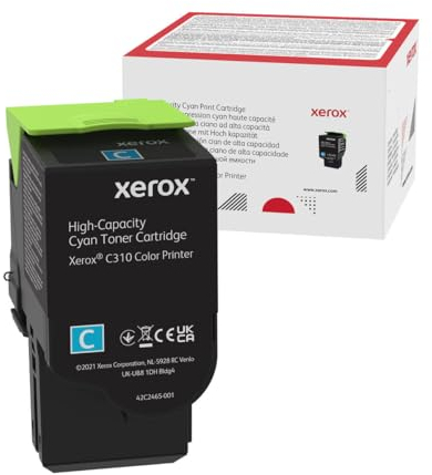 Xerox Original C310 / C315 Cyan mit hoher Kapazität Tonerpatrone (5,500 Seiten) - 006R04365