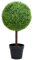 vidaXL Künstlicher Buchsbaum mit Topf Kugelform Kunstpflanze Kunstbaum Zimmerpflanze Dekopflanze Grünpflanze Künstliche Pflanze Deko Grün 50cm
