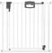 Geuther Türschutzgitter Easylock Plus | Treppenschutzgitter ohne Bohren Breite 224,5-232,5 cm | Türgitter Baby Holz-Metall | Kinderschutzgitter beidseitig öffnend | Kindersicherung Tür | Weiß