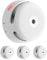 X-Sense Smart Rauchmelder XS01-M, WLAN-Rauchmelder, kompatibel mit FS31/FS61/FS121, SBS50 Basisstation und X-Sense Home Security App, 85 dB Warnsignal, vernetzter Mini-Rauch- und Feuermelder, 3 Stück