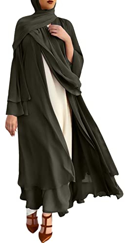 callmo Frauen Muslimisches Kleid Ramadan Einteiliges Gebetskleid Hijab mit Kapuze Abaya Dubai Full Cover Islam Robe African Turkey Kaftan