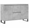 vidaXL Buffet, Armoire Latérale avec Pieds, Meuble de Rangement, Organisateur de Salon Salle de Séjour Intérieur, Gris Béton Bois d'Ingénierie