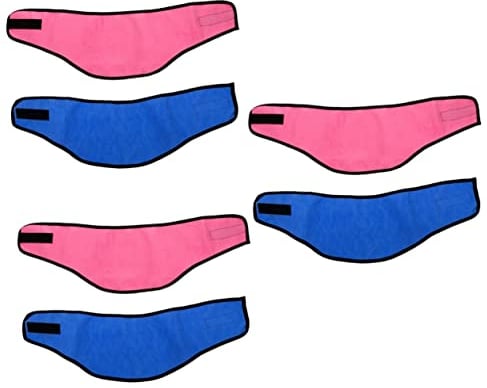Angoily 3sets Dog Cooling Collar Pet Cooling Towel Summer Scarf Breathable Fabric for Hot Days 2pcs*3