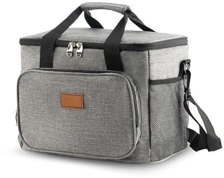 BESCH Bolsa Termica Porta Alimentos 16L, Bolsa Isotermica Impermeable para Comida, Bebidas - Nevera Termica para Playa, Picinic, Camping, Trabajo