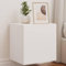 HETFTJN TV-Wandschrank, Tv Regal Tv Eckschrank Tv Wandschrank Wohnzimmertisch Geeignet für Kleine Räume Den Flur Wohnzimmer Schlafzimmer mit LED-Leuchten Weiß 40,5x35x40 cm