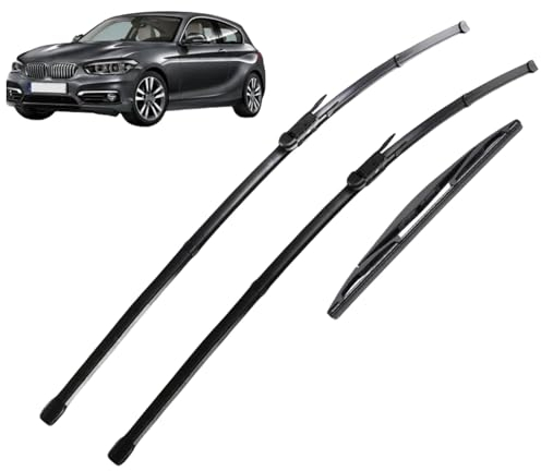Scheibenwischer-Satz für vordere und hintere Wischerblätter, für BMW 1er F20 F21 2011-2019 22''+18''+12'' Saubere Wischerblätter