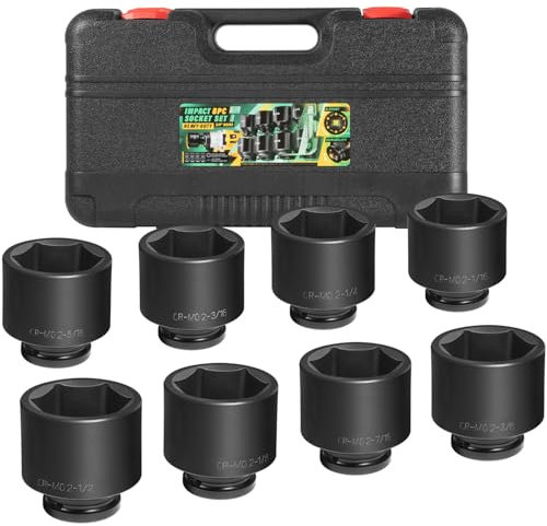 Drive Spindle Axle Nut Impact Socket Set