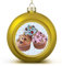 Weihnachtsbaumschmuck, Cupcake- und Muffin-Weihnachtskugel-Dekorationsset, Weihnachtsbaumschmuck für Urlaubsdekoration