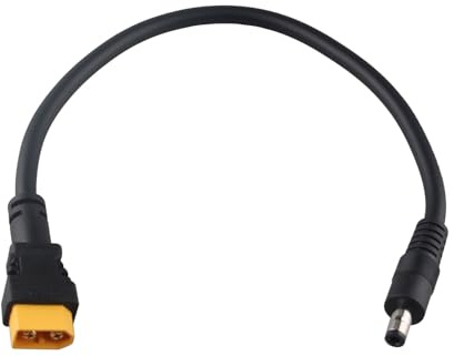 HALJIA 30 cm DC5525-Stecker auf XT60-Stecker, Netzkabel, DC-Anschluss auf XT60-Adapter, 5,5 x 2,5 mm, Ladekabel für TS100 Smart Electric Lötkolben, tragbare Powerstation, FPV-Monitor, Power-Solarpanel