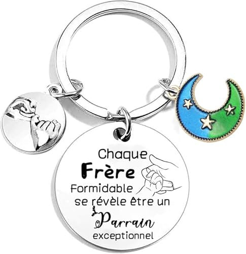 Lumengqi Cadeau Veux tu etre mon parrain Porte Clé Parrain Cadeau Parrain Demande Personnalisé décapsuleur Anniversaire cadeau parrain bapteme Fête Des Pères