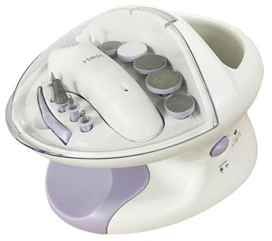 Set Manucure Pedicure avec Ponceuse Electrique pour Ongles Kit d'Embats Bain Bulles et Fonctionne Sechage Integrée