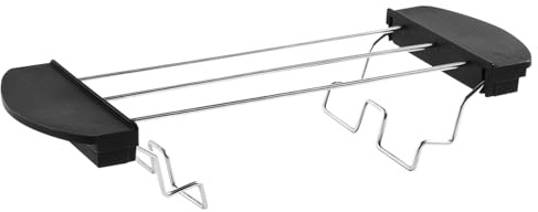 Peosaard Toaster mit Erwärmungsregal, Toaster Warming Rack Edelstahl Toast Rack Faltbarer Toasthalter Rack mit Griff Anti-Scald Toast Racks für 2 Scheiben Toaster, Edelstahl Toast Rack