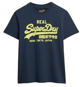 Superdry Damen Figurbetontes T-Shirt in Neonfarben mit Vintage-Logo
