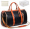 Luxe Mega Bag, Luxe Megabag mit wasserdichte Schuhtasche, Faltbar Reisetasche Luxe Mega Bag für Frauen (Schwarz-Braun (Klassiker))