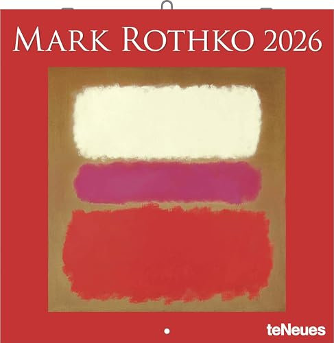 teNeues - Mark Rothko 2026 – Kunst-Wandkalender 30x30 cm (30x60 cm geöffnet) | Broschürenkalender mit Meisterwerken des abstrakten Expressionismus