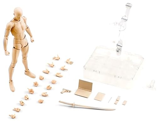 Gliederpuppe Zum Zeichnen, Schaufensterpuppe Bewegliche Gelenke, Skizzieren Bewegliche Figur, Bewegliche Gesten Figurenmodelle Mit Sockelunterstützung Und Zubehör, Für Künstler Skizzieren, Malen