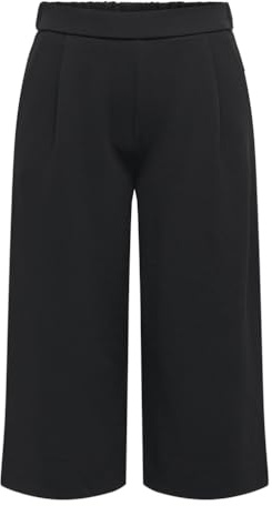 JdY Damen Hose JDYGEGGO ONE LIFE CULOTTE JRS DIA (DE/NL/SE/PL, Alphanumerisch, M, Regular, Regular, black)