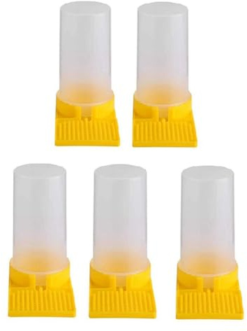 GIWFBQTR Hive Beekeeping Water Dispenser Bee Hive Entrance Feeder, Beekeeping Tools (5-Pack)