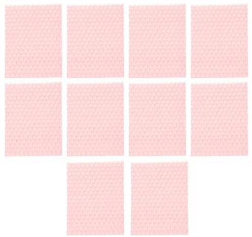 10 Stück Herzförmige Luftpolsterumschläge für Sicheren Versand, Rosa