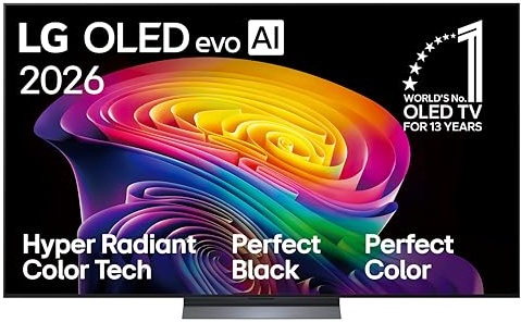 LG OLED77C64LA 77 Zoll (196 cm) 4K UHD OLED evo AI Smart TV | Alpha 11 AI Prozessor Gen3, Brightness Booster Pro, 165Hz VRR Gaming, Dolby Vision & Atmos