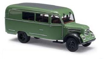 BUSCH 51850 H0 Robur Garant K 30 Kombiwagen, grün