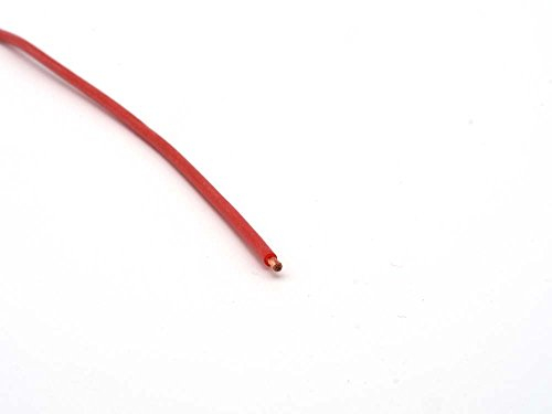 Silikon Kabel Silikon-Litze Typ NEG Hochflexibel | 1 Meter | Rot | 0,5mm² | CopterFarm
