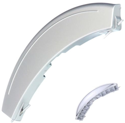 Bosch 00490903, 12003957 Washing Machine Door Handle Metal Grey with Original Axles
