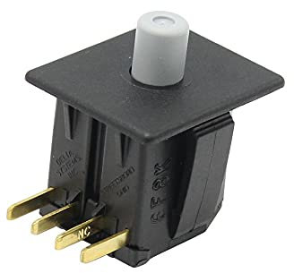 SECURA Interrupteur de sécurité (4 pôles) compatible avec WOLF-Garten 106.220 HP 13PAA1VR650 Tracteur de pelouse