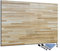 Glas-Magnettafel 70x100 cm Whiteboard Wand Beschreibbar Magnetisch Pinnwand Küche Office Büro mit Zubehör Wochenplaner Abwischbar Deko Memoboard Tafel Holz-Optik Beige
