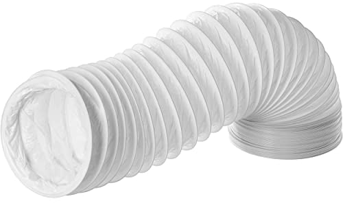 Ø 160 mm / 3 m Tuyau D'évacuation D'air en PVC Flexible - Tuyau de Ventilation pour Climatisation, Sèche-linge, Hotte