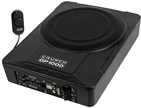 Crunch GP1000 - Subwoofer activo para coche (25 cm, 250 mm)