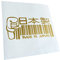 Kiwistar - Autoaufkleber - Gold - 60x27cm Made in Japan Domo Aufkleber für Auto, Laptop, Fahrrad, LKW, Motorrad mehrfarbig JDM Decal Racing