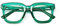Occhiale da Lettura El Charro Carolina Verde +2,50