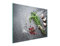 DarHaus Planche à découper en verre Ceranfeld 1 pièce 52 x 40 cm, plaque de découpe en verre, protection anti-éclaboussures, plaque en verre universelle, cuisine, Ardoise Romarin
