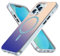 AUROX Magnetic Case for iPhone 13 Pro Case, Compatible with MagSafe, Shockproof Military-Grade Protection Phone Case, Iridescent Translucent Matte Slim Protective Phone Cover, Gradient Blue