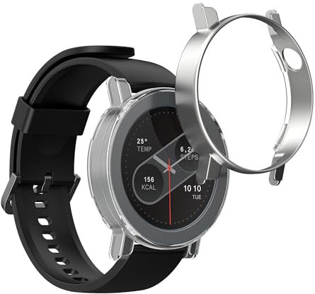 kwmobile 2X Protection Écran Compatible avec CMF by Nothing Watch Pro 2 (D398) - Étui Boîtier sans Le Fitness Tracker
