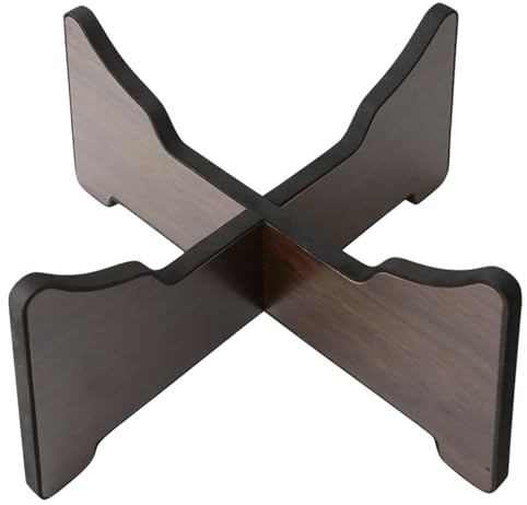 Zungentrommel Holzständer Klappbar für Handpan und Tongue Drum | Stabil, Tragbar und Leicht, für Zuhause oder Musikunterricht, Coffee Farbe