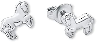 Amor 925 Sterling Silber Mädchen Kinder Schmuck, Silber, Pferd, Kommt in Schmuck Geschenk Box