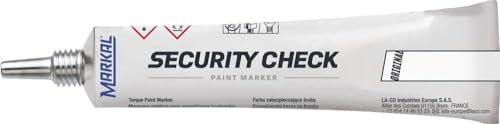 MARKAL 96668 Security Check Marqueur de peinture, Boite unitaire, Blanc, 1 Unité (Lot de 1)