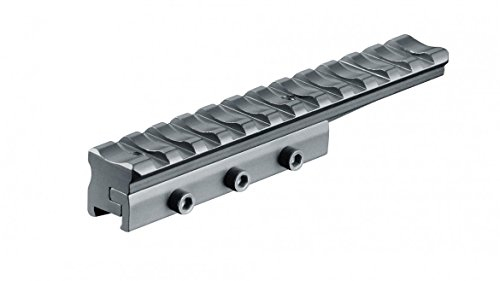 Umarex Air Rifle Picatinny-Adapter, für Druckluftwaffen, 11 mm-Schiene auf 22 mm, mit DREI Befestigungsschrauben ausgestattet
