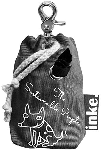 inke. Kotbeutelspender - The Sustainable People Edition inkl. 1 Rolle TSP Bio-abbaubare Hundekotbeutel - Handgefertigt in Deutschland - Robustes Material, wasser- und schmutzabweisend