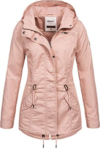 ONLY Damen ONLNEWLORCA Spring Canvas CC OTW Parka, Rose Smoke, XL 15168792