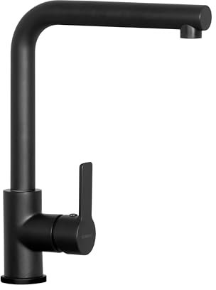 SCHOCK | Miscelatore Aquatown con Canna Alta a Ponte, Colore Nero Assoluto, h320mm