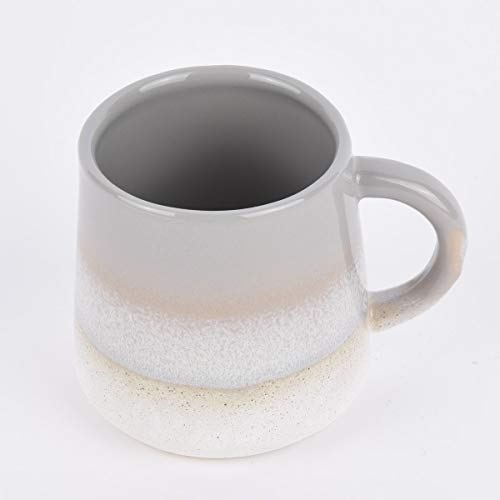 Sass & Belle Mug Mojave Glazed Stoneware Grey White 350 ml