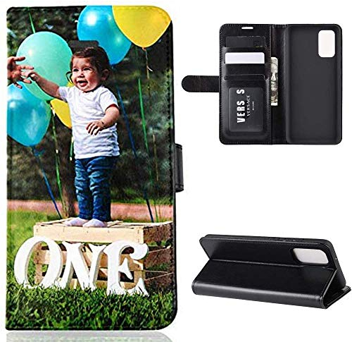 Für Samsung Galaxy S21 Personalisierte Foto-Handyhülle, Flipcase Personalisierte Individuelle Ihr Eigenes Bild Foto Brauch Schutzhülle Handy Hülle Tasche Flip Book Case Cover, für Samsung Galaxy S21