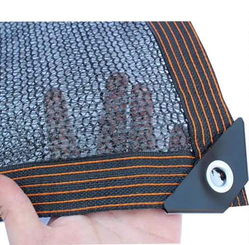 LLPEIJIE026 Garten Schattierungsnetz Schattiernetz,4-poliges Schattennetz,60% -70% UV-Beständiges,mit Ösen,für Garten/Pflanze/Gewächshaus/Scheune/Außen/Hof/Dach,anpassbare Größe (3x8m/9.8x26ft)