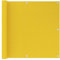 vidaXL Balkon Sichtschutz Bespannung Terrasse Windschutz Sonnenschutz Balkonbespannung Balkonverkleidung Balkonsichtschutz Gelb 90x500cm HDPE